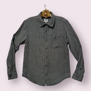 Bridge & Burn Sustainable Series Organic Cotton Woven Long Sleeve Shirt Mens S